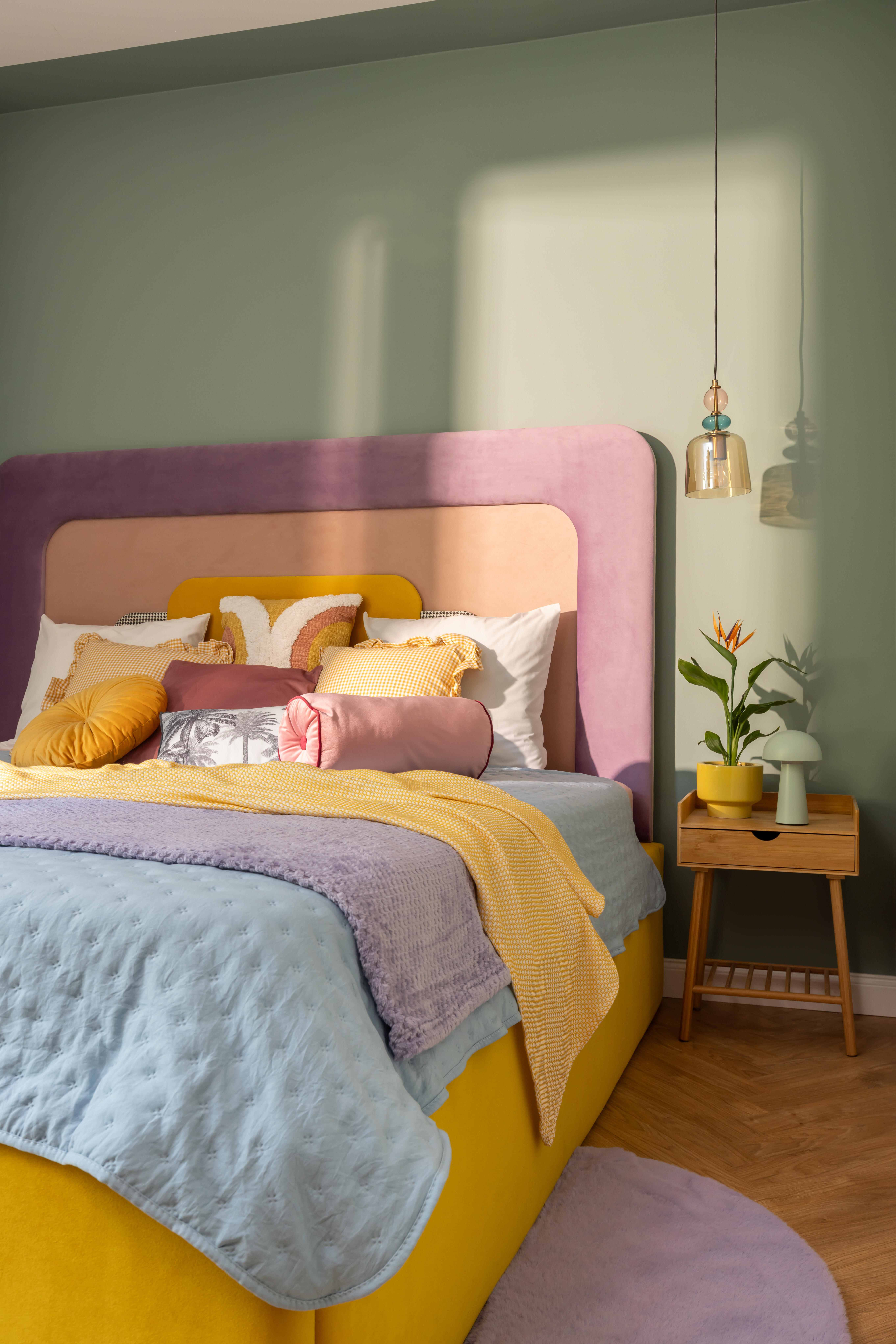 Lampa wisząca Namos bursztyn E27 Italux - 4