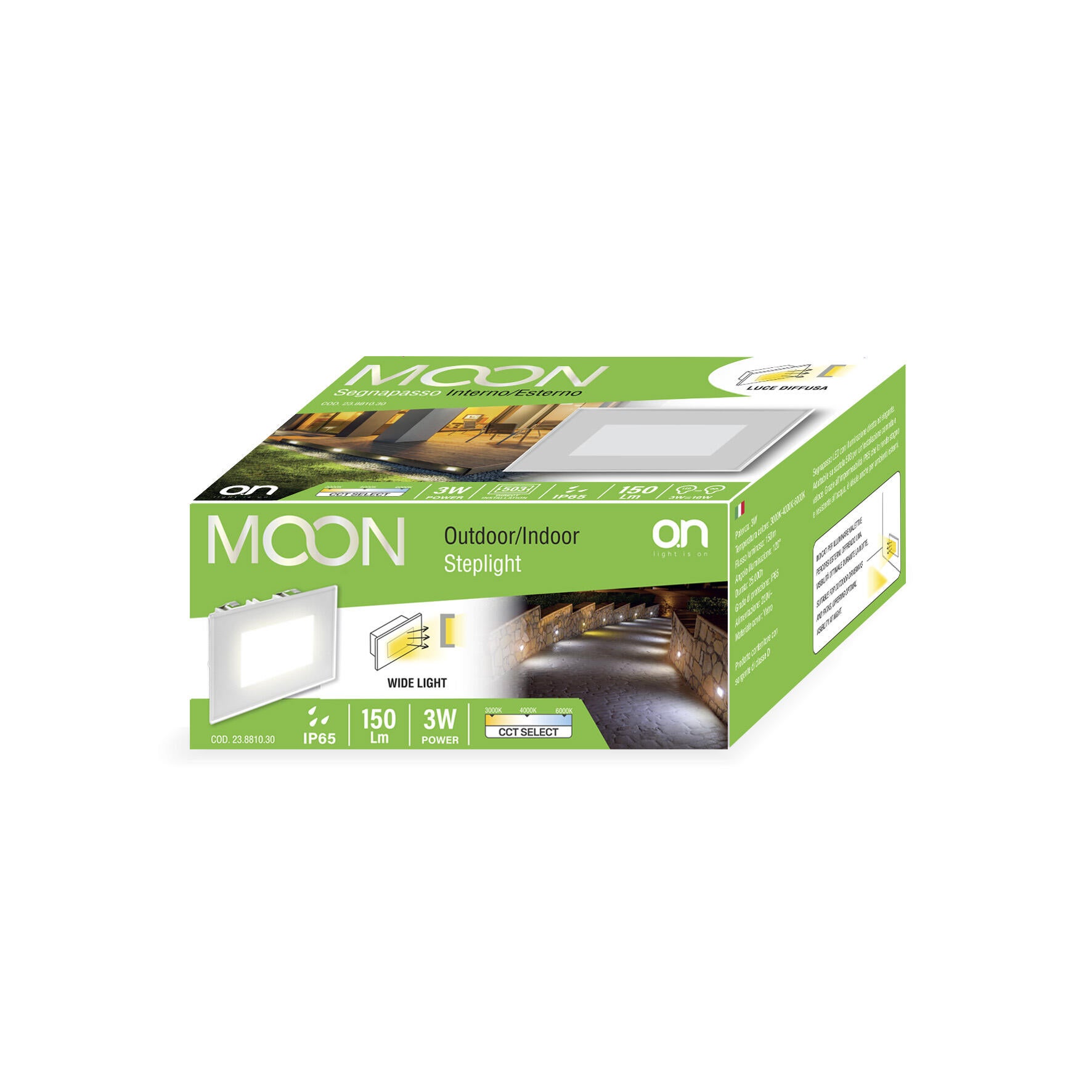 faretto da incasso con fonte luminosa fisso Modulo LED MOON biancoX11 cm Luce cct da bianco caldo a bianco freddo - 6