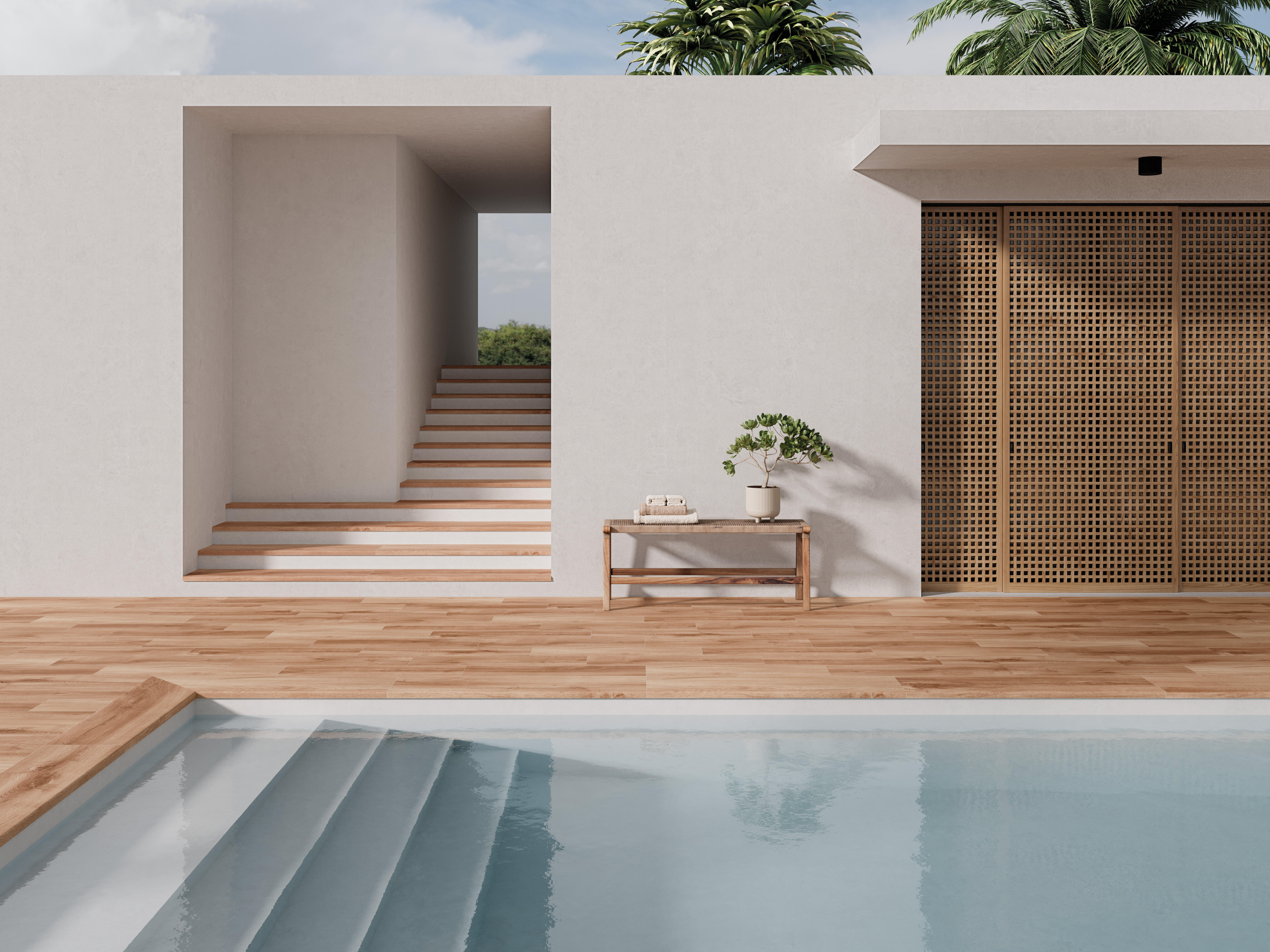 Suelo porcelánico Harmony Zaragoza efecto madera natural 22.5x90 cm C3 ARTENS - 3