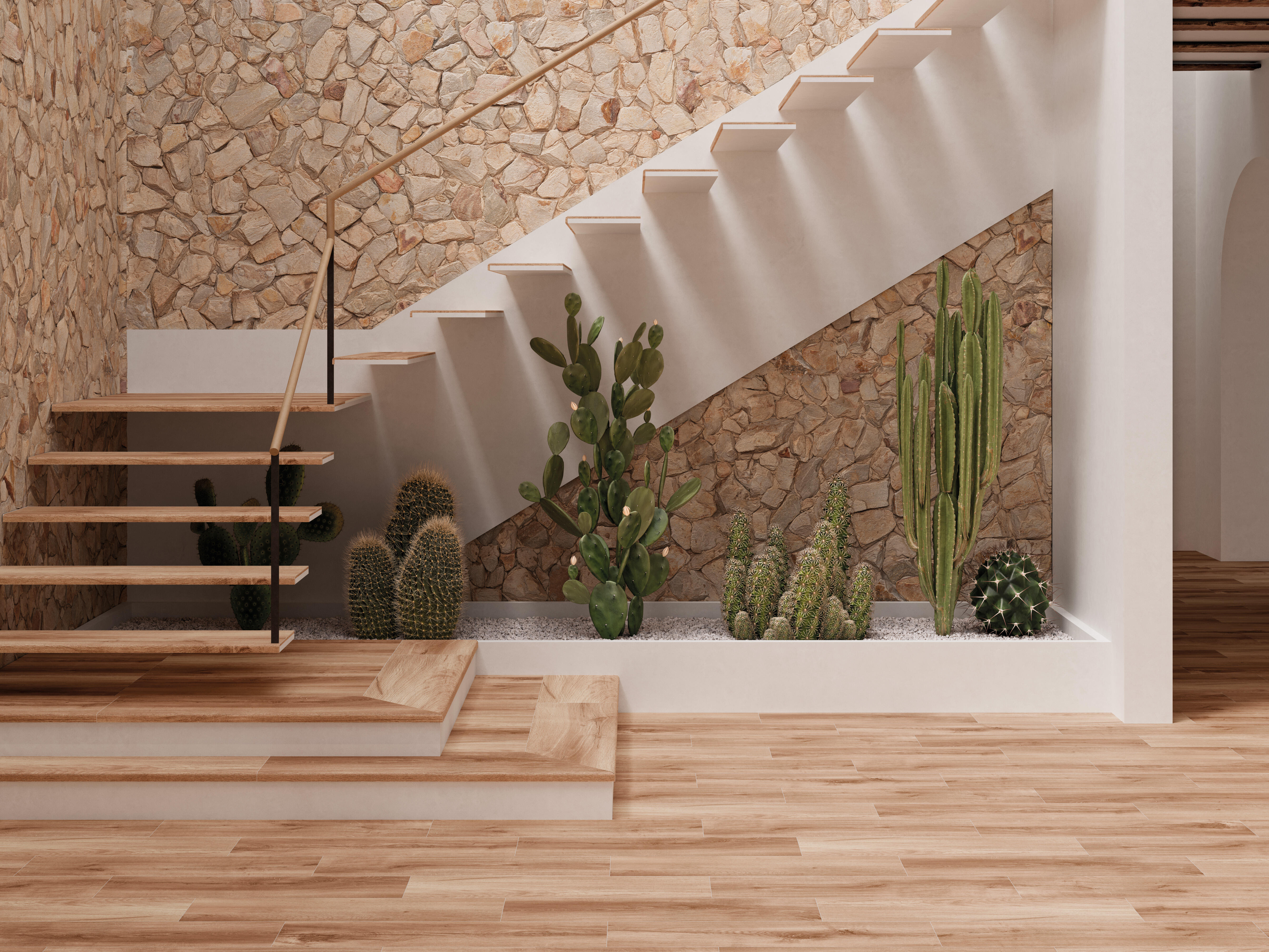 Suelo porcelánico Harmony Zaragoza efecto madera natural 22.5x90 cm C3 ARTENS - 2