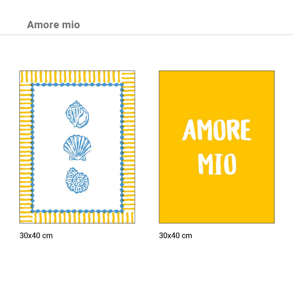 Set 2 imagens Amore Mio 30x40cm - 5