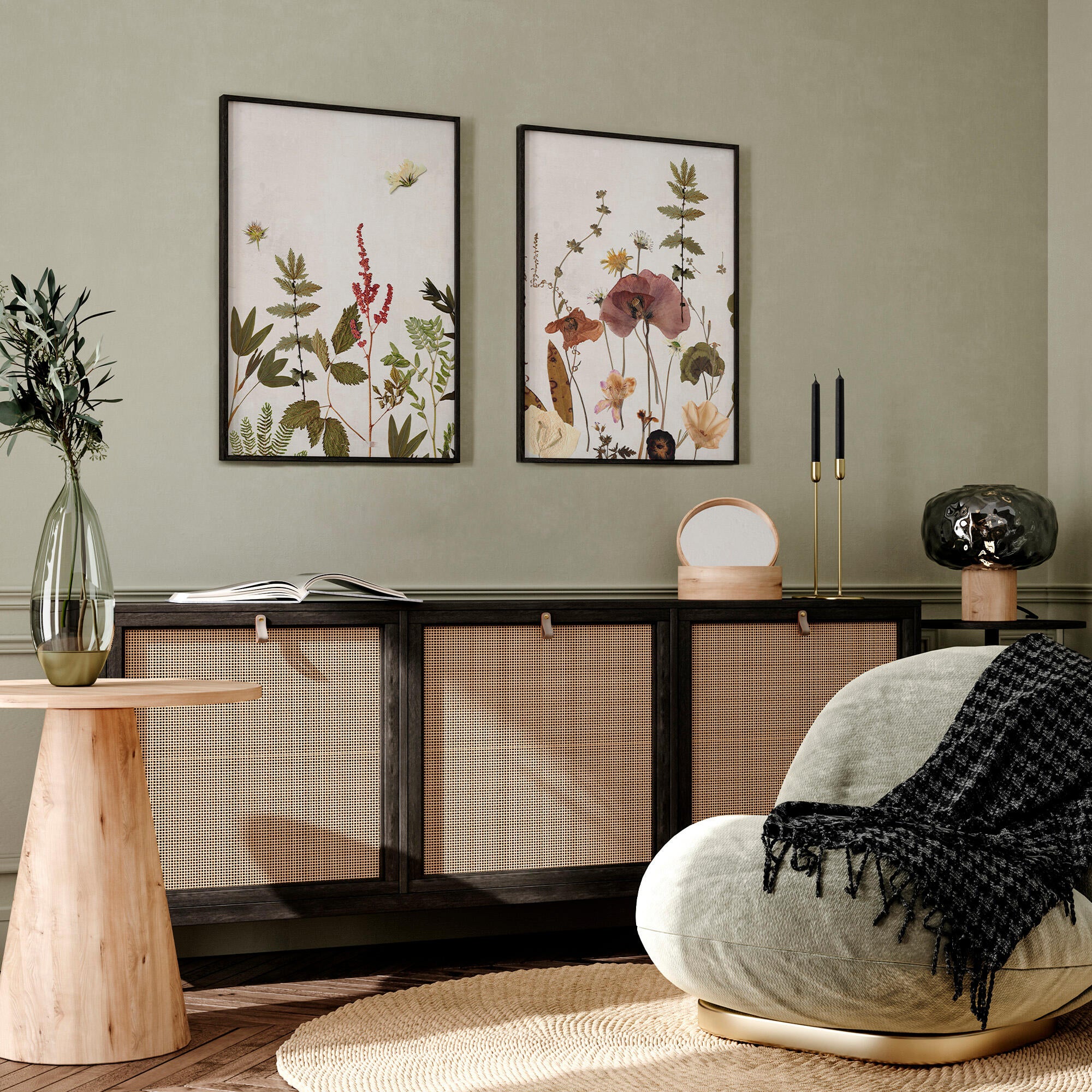 Set de 2 láminas New cottage 30x40cm - 3