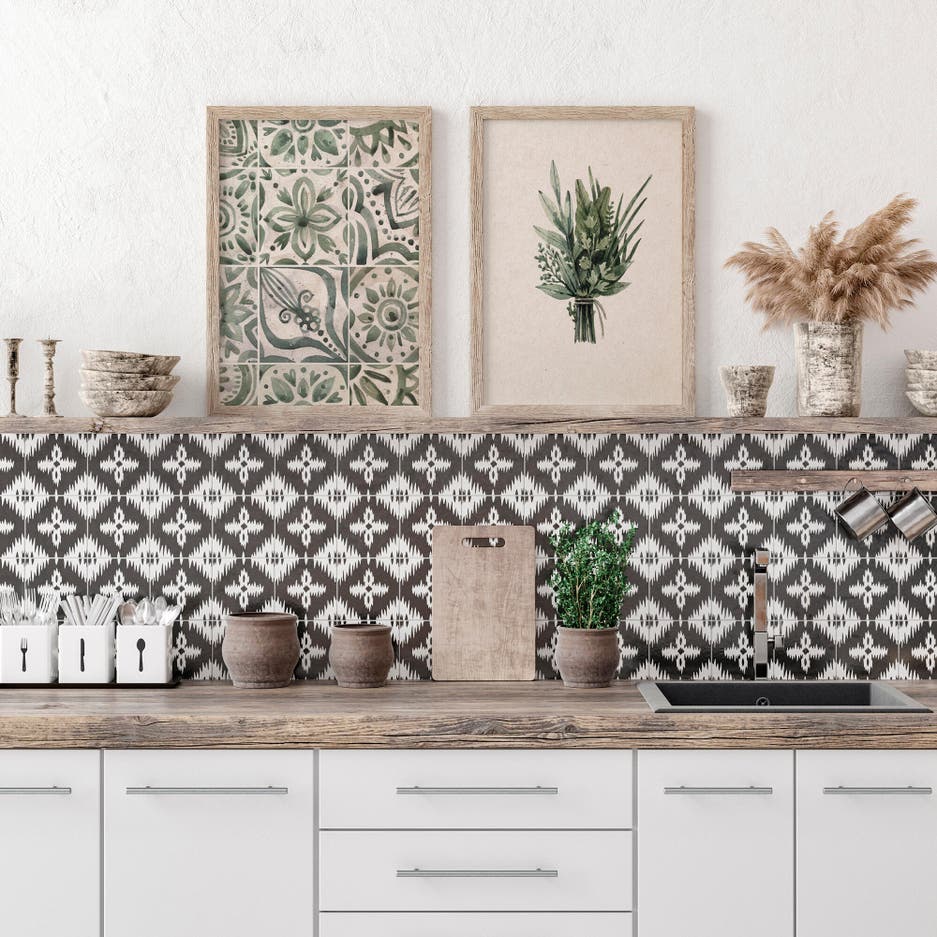 Láminas en la cocina