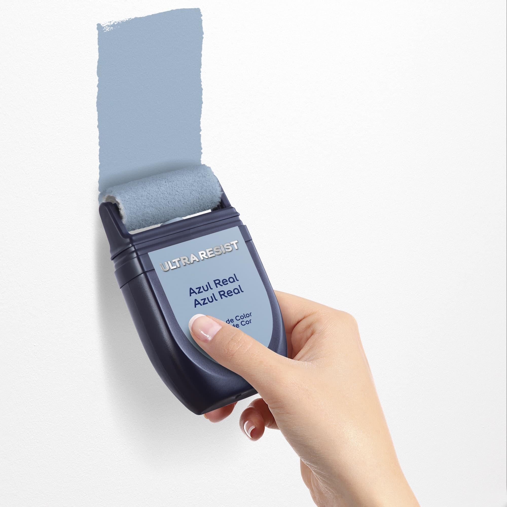 Tester de pintura ULTRARESIST BRUGUER color azul real mate 30ml para paredes y techos - 2