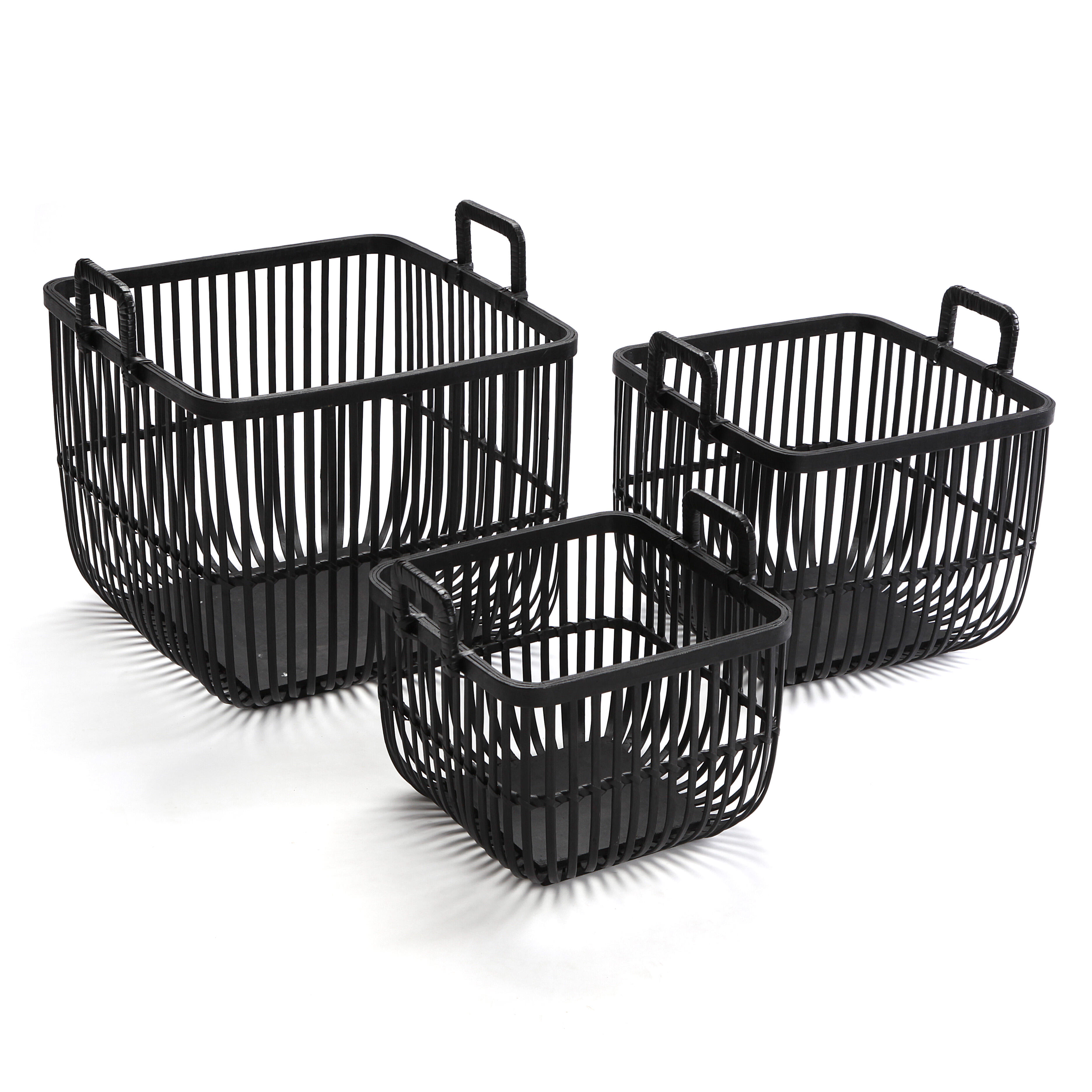 Cesta de bambú