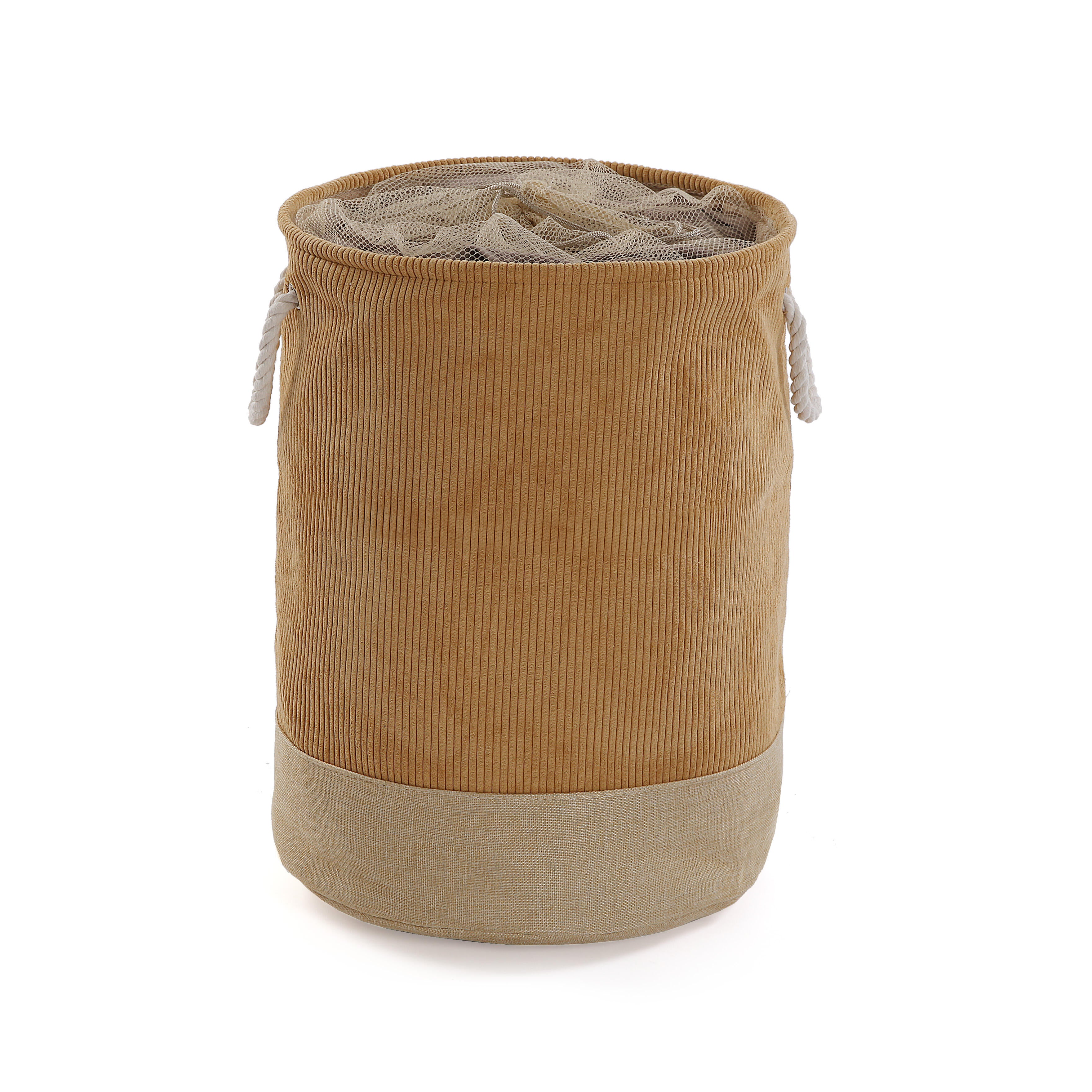 Cesto de ropa marrón 30 l