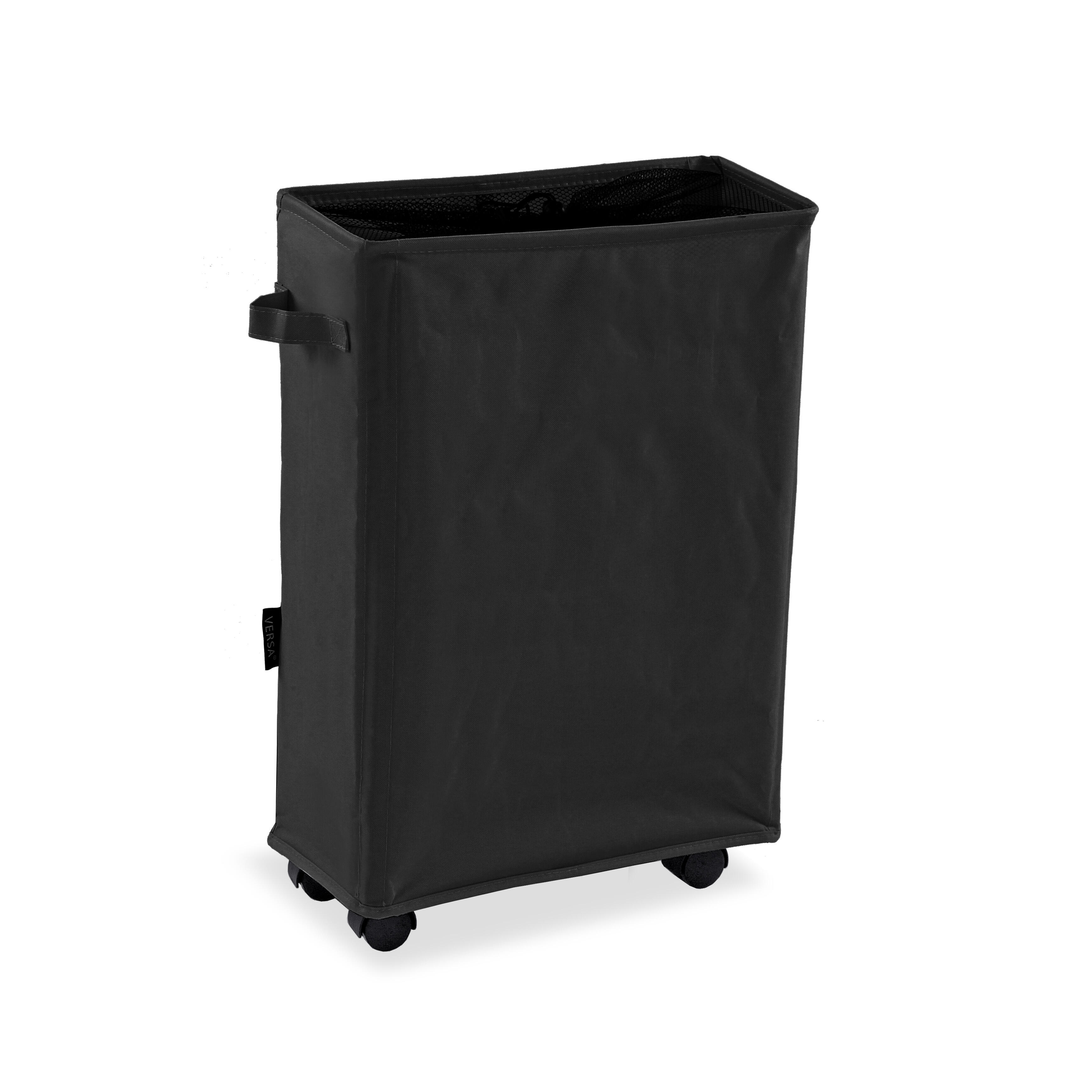Cesto de ropa negro 50 l