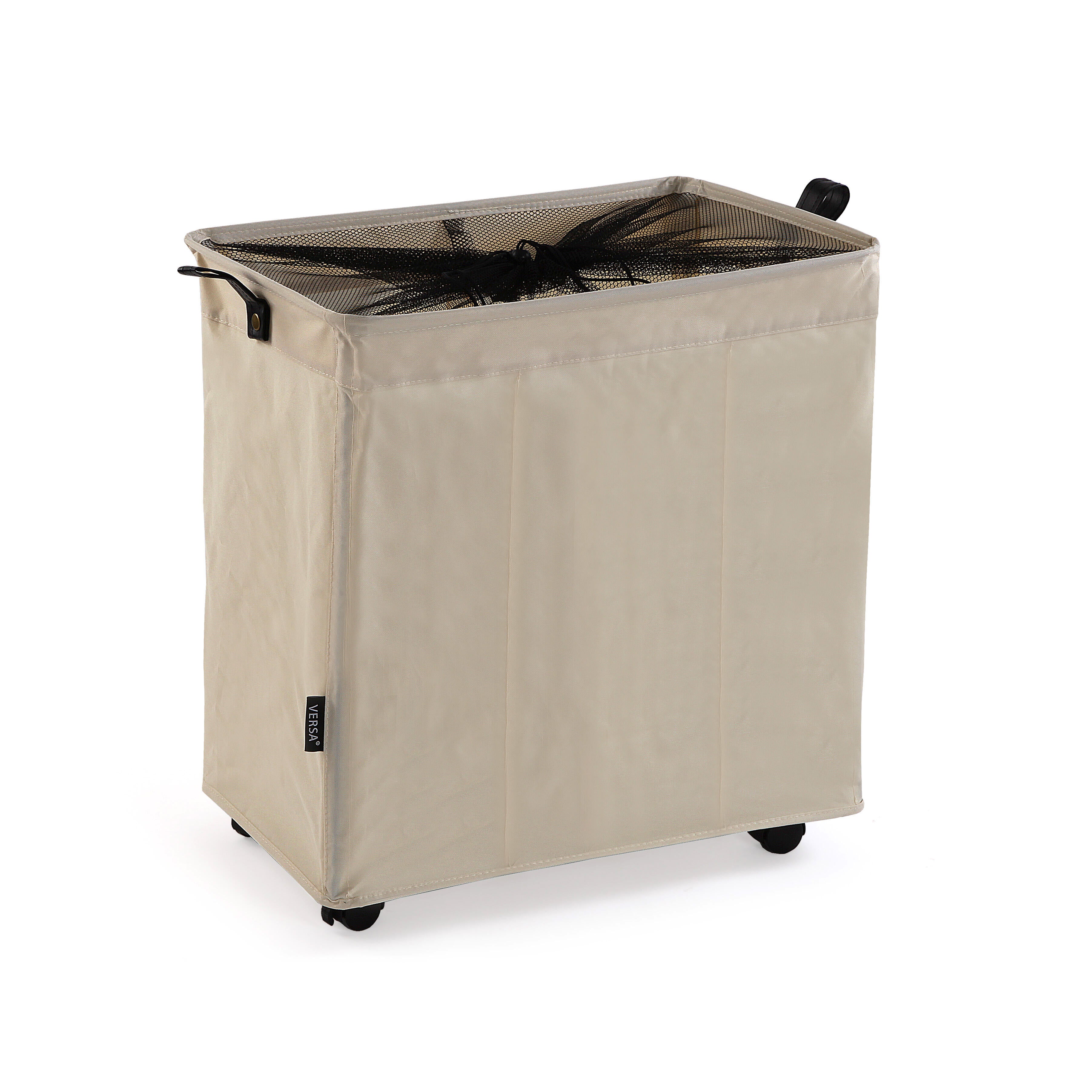 Cesto de ropa beige 50 l