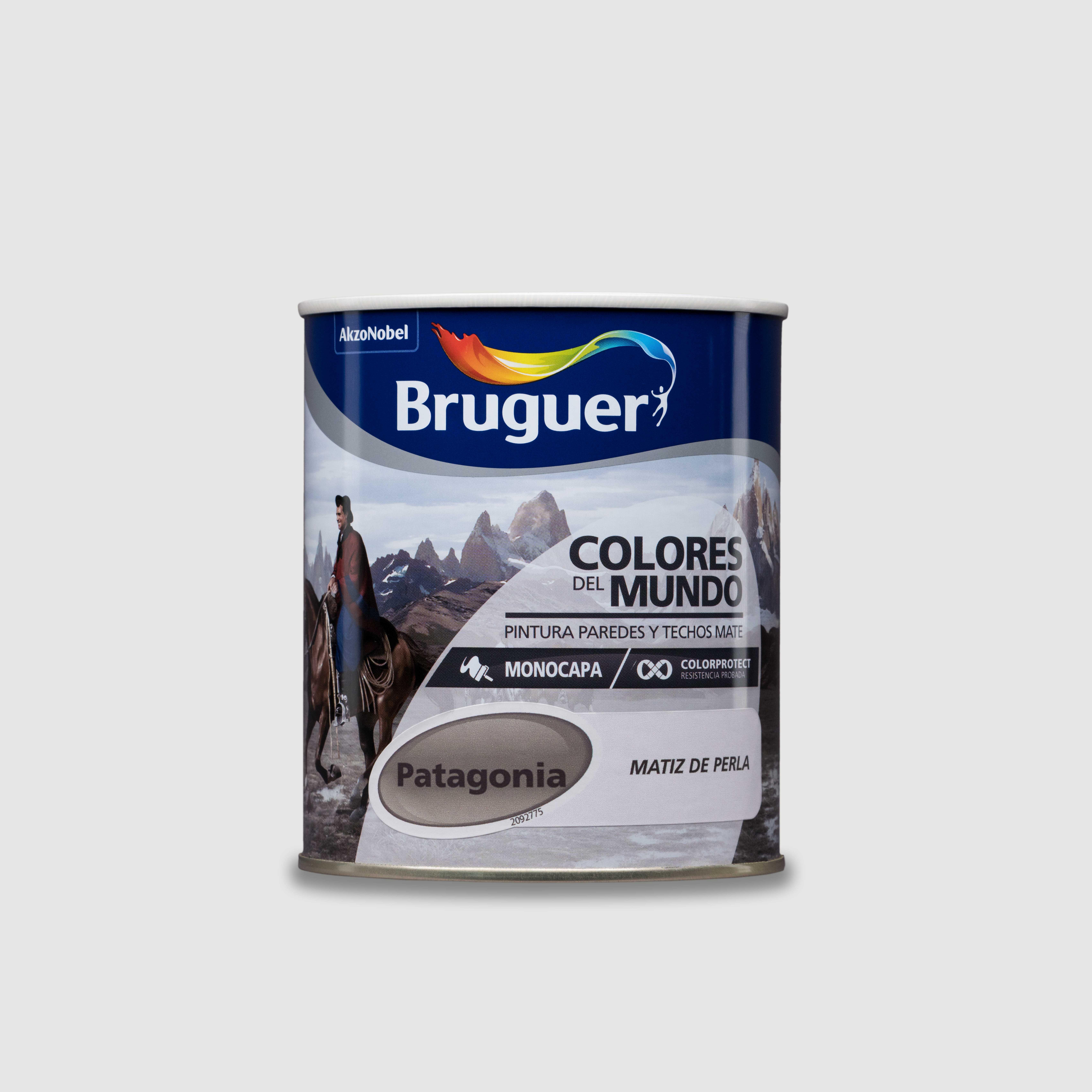 Pintura de interior colores del mundo bruguer 750ml patagonia matiz de perla