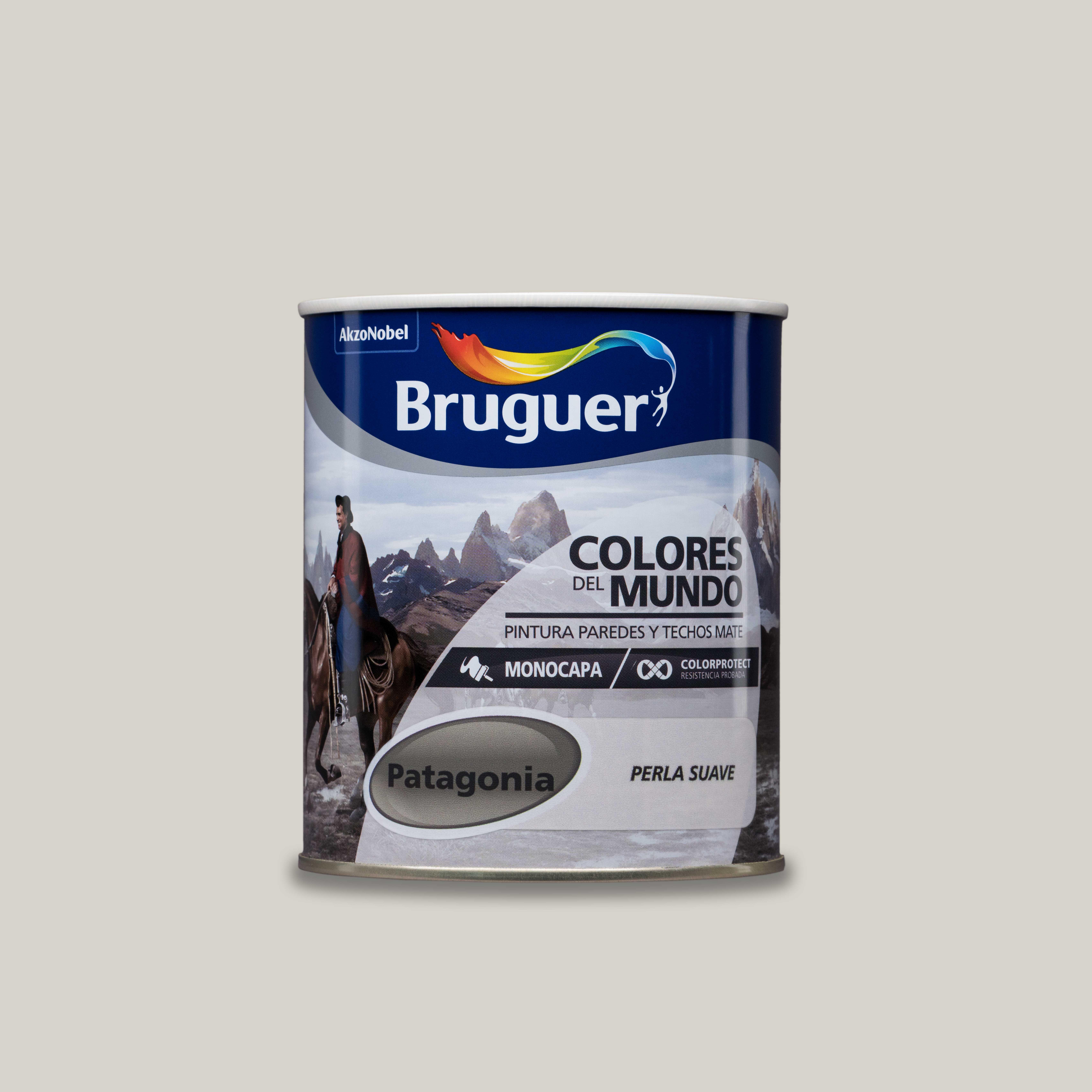 Pintura de interior colores del mundo bruguer 750ml patagonia perla suave