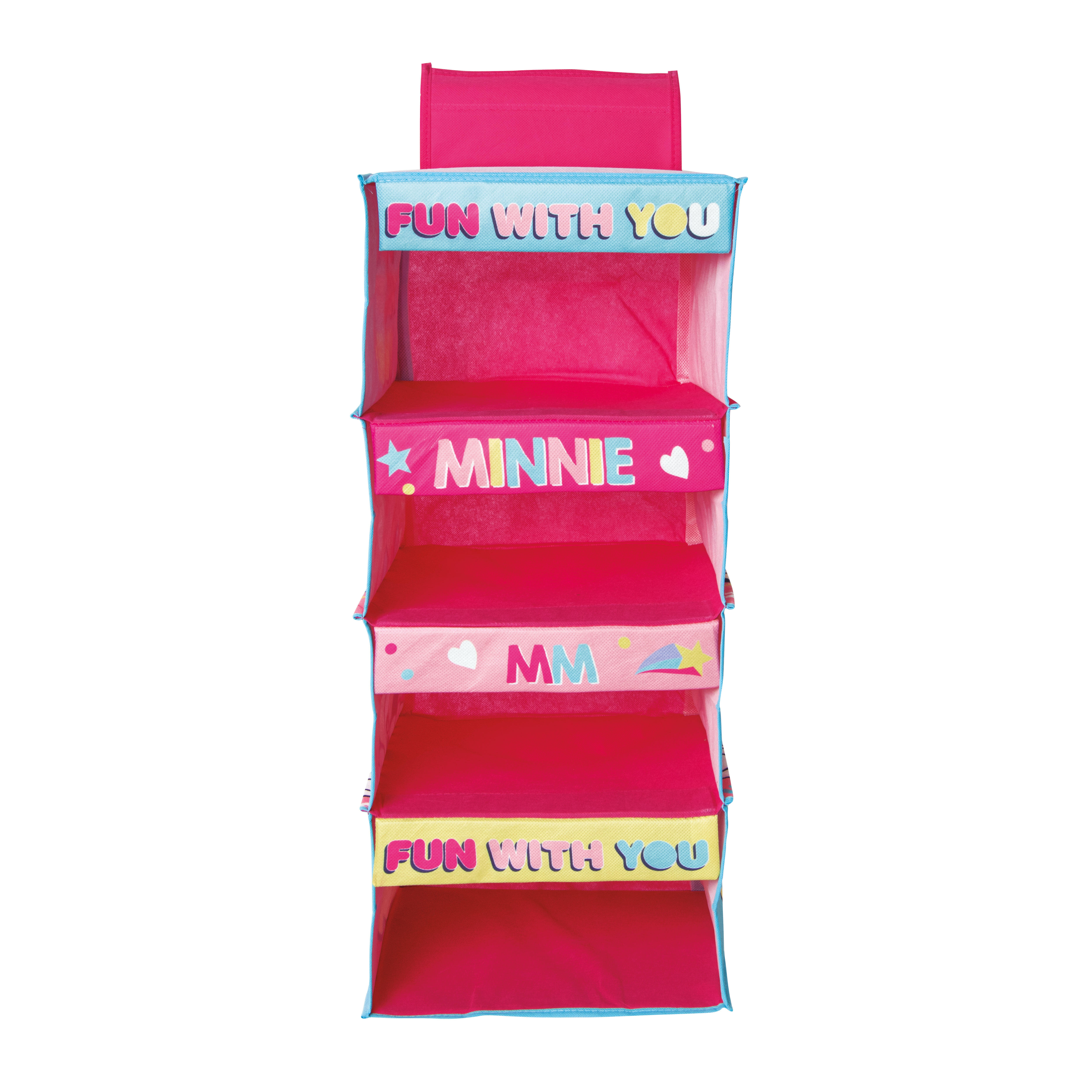 Organizador de armario minnie 4 huecos 29x28x65 cm