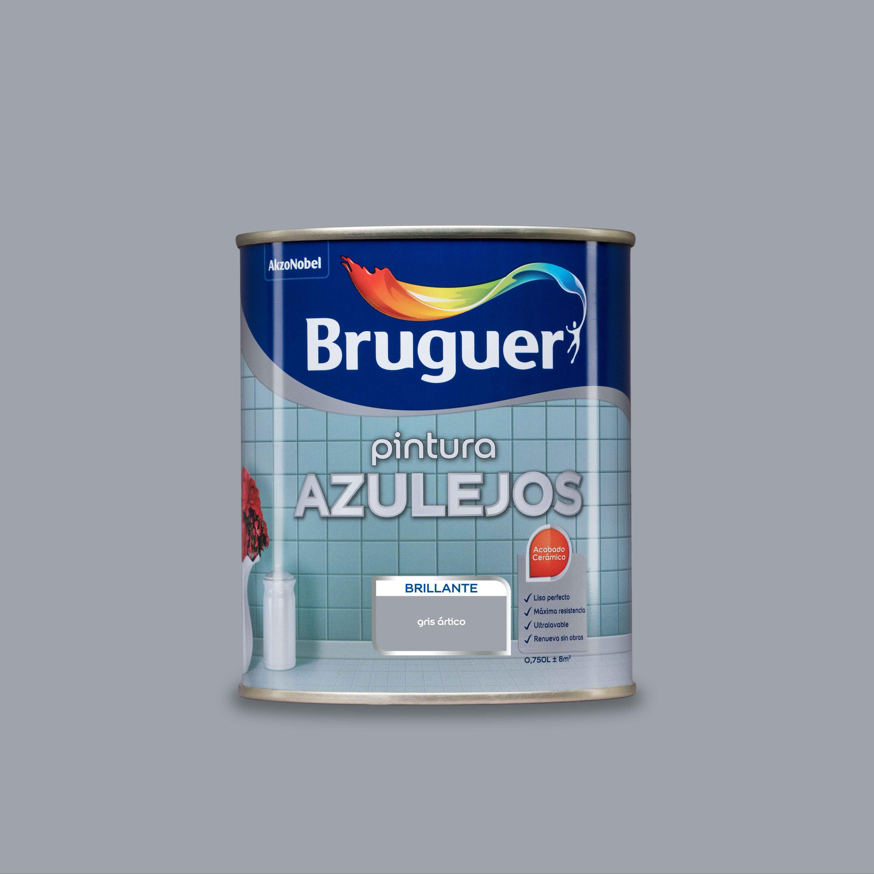 Barniz Para Azulejos 2K Brillante Color Gris Claro RAL 7035 - Para Baños, Suelos Y Fachadas