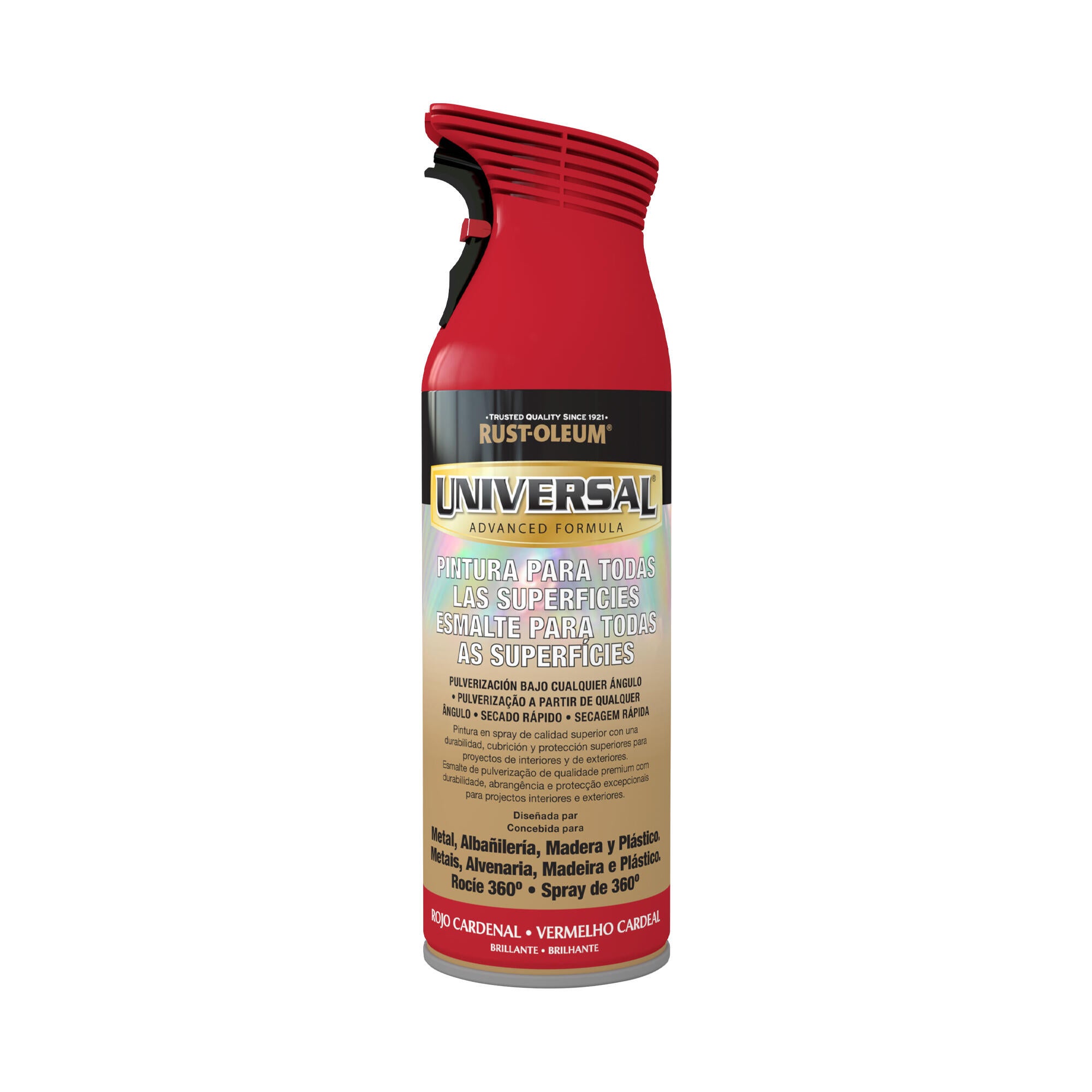 Spray multisuperficies brilhante Rust Oleum 400ml vermelho - 3