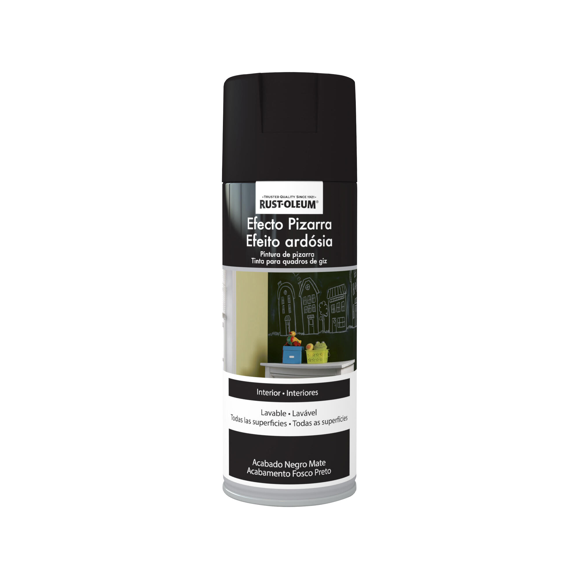 Spray multisuperficies mate Rust Oleum 400ml preto ardósia - 3