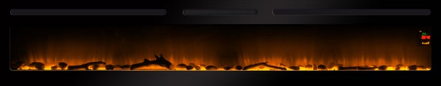 Chemin'Arte Cheminée électrique encastrable Élysée Infinity 228 cm, Effet flamme