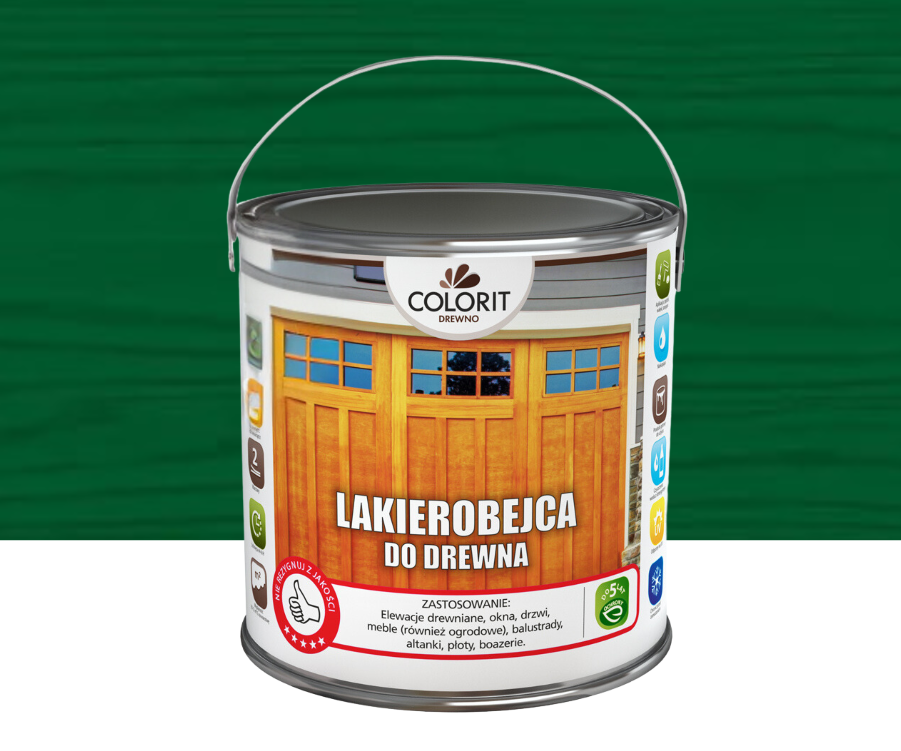 Lakierobejca do drewna akacja 2.5 l Colorit