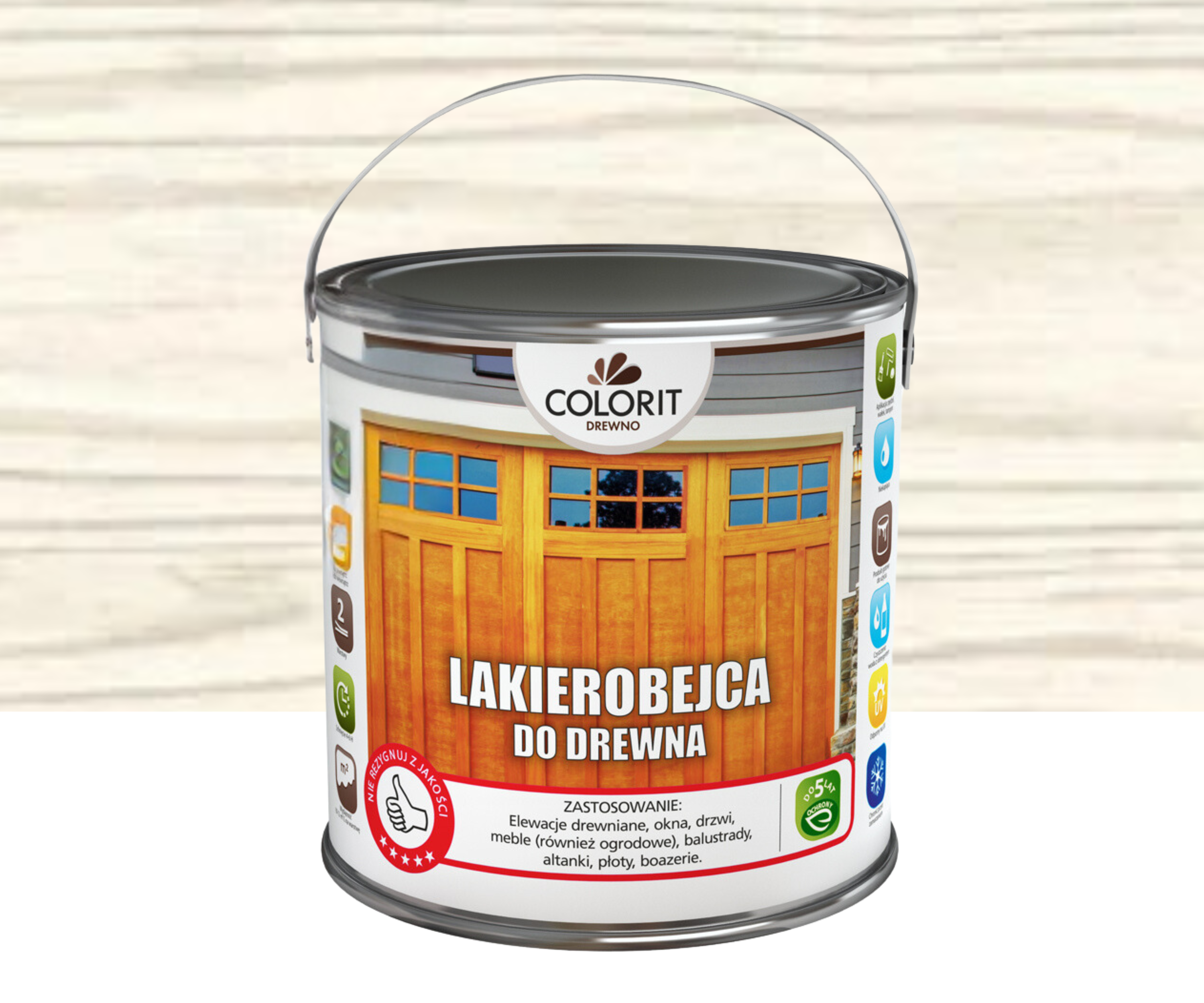 Lakierobejca do drewna brzoza 2.5 l Colorit