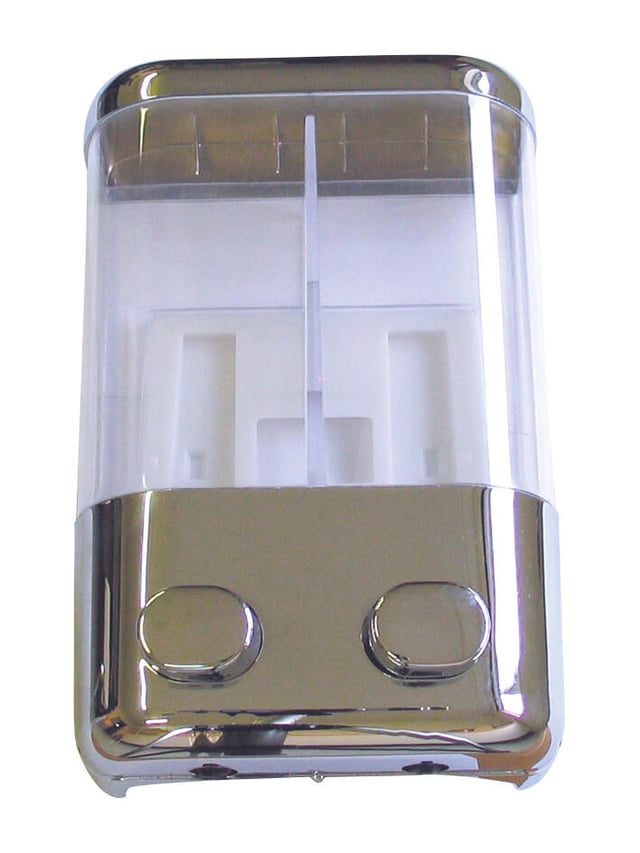 DOSIFICADOR DE JABÓN ABS CROMO 2 SALIDAS