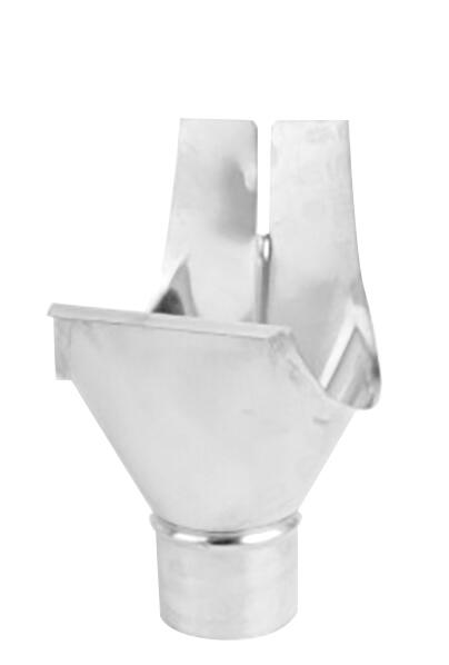 SALIDA UNIVERSAL EVACUACIÓN PLUVIALES METÁLICO ACERO GALVANIZADO Ø80MM - 1