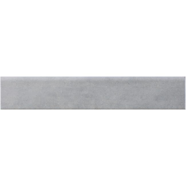 RODAPIE CERAMICO 8X45CM CEMENTO GRIS CLARO. PACK 4 UNIDADES. - 1