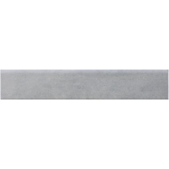 RODAPIE CERAMICO 8X45CM CEMENTO GRIS CLARO. PACK 4 UNIDADES.