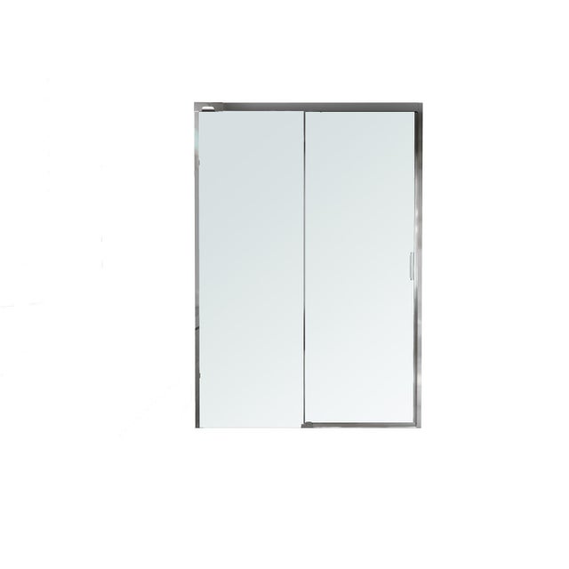 MAMPARA DE DUCHA FRONTAL CORREDERA GALA KLEVAN 130CM CROMO
