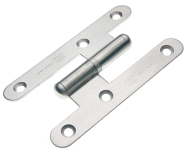 BISAGRA PERNIO A IZQUIERDA 100X58MM CEPILLADO - 1