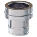 ADAPTADOR INOXIDABLE PARED SIMPLE-DOBLE 200MM - 1