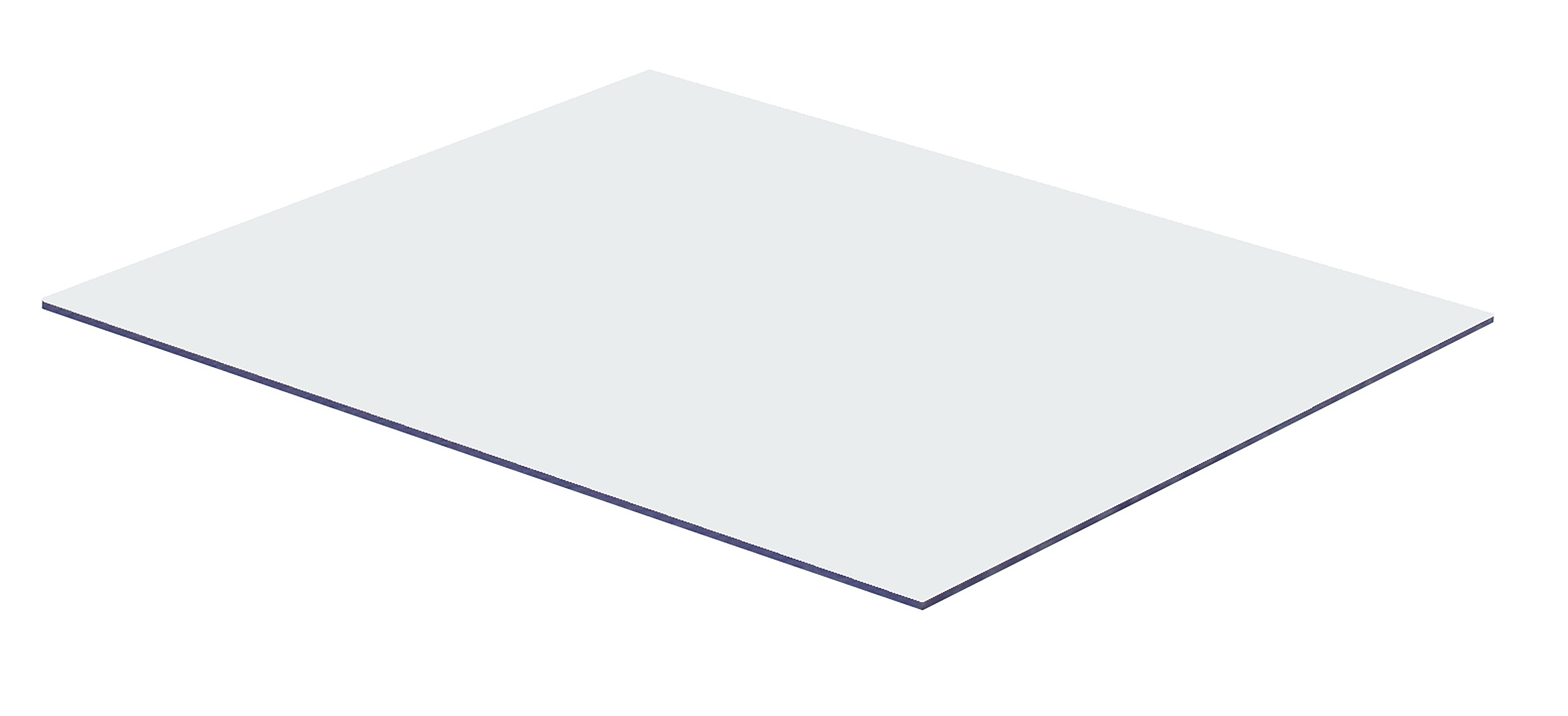 PLANCHA DE POLIESTIRENO TRANSPARENTE 100 X 50 X 0,25 CM - 2