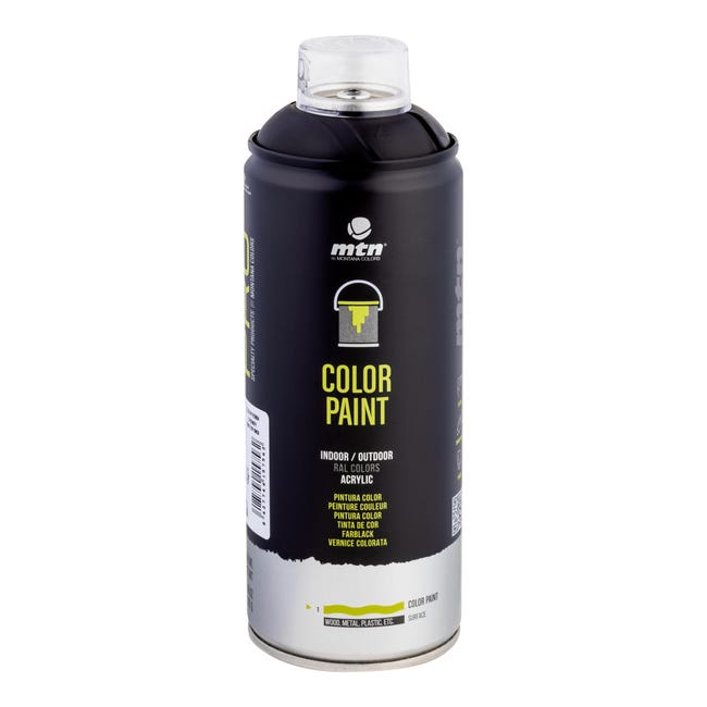 ESPRAY PINTURA  MATE 400ML NEGRO - 1