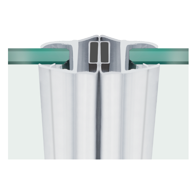 PERFIL MAGNÉTICO RECTO PARA MAMPARA DE DUCHA 6-8 MM