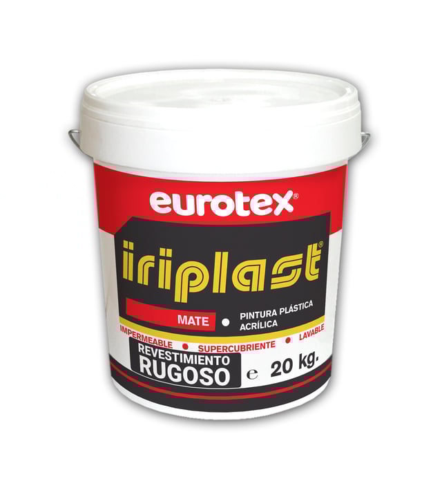 REVESTIMIENTO FACHADA RUGOSO IRIPLAST 20KG BLANCO