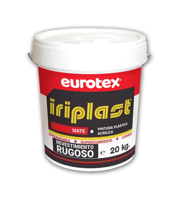 REVESTIMIENTO FACHADA RUGOSO IRIPLAST 20KG BLANCO - 1