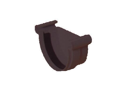 TAPA CANALÓN  DOBLE VOLUTA MARRÓN - 1