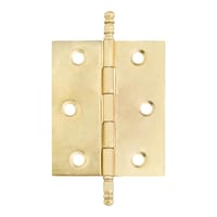 BISAGRA HIERRO 50 X 40  MM. CON REMATE LATONADA. 2 UDS - 1