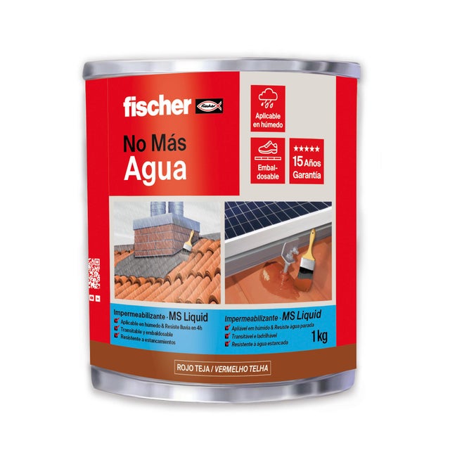 MS LIQUIDO SELLANTE IMPERMEABILIZADOR POLÍMERO 1 KG MARRON FISCHER