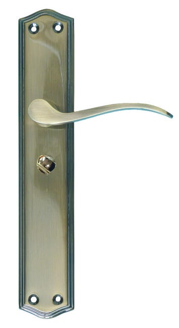 JUEGO DE MANILLA PLACA CON MULETILLA 47  MM BRONCE CLASSIC - 1