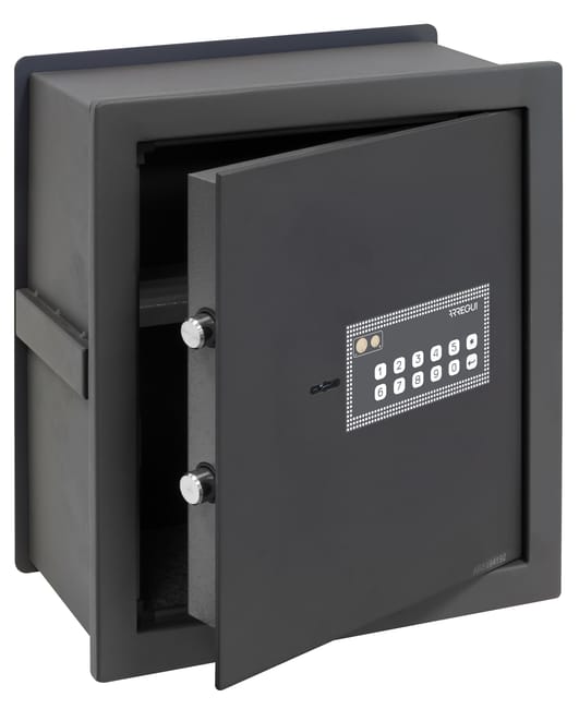 CAJA FUERTE ELECTRÓNICA DE APERTURA CON LLAVE EMPOTRADA DE TAMAÑO GRANDE 10-21L ARREGUI - 1