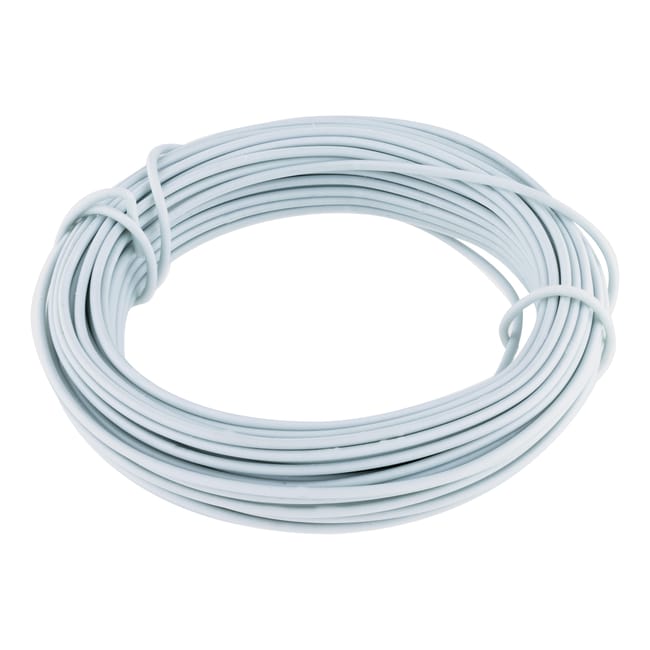 ALAMBRE PLASTIFICADO BLANCO  2 MM. 15 M - 1