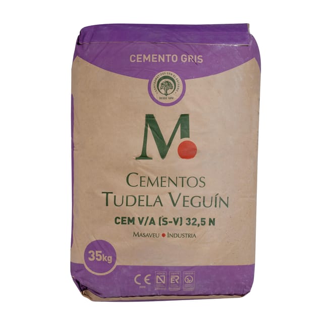 CEMENTO GRIS TUDELA VEGUIN V/A (S-V) 32,5N  35 KG - 1