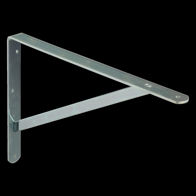 ESCUADRA METALICA PARA BALDA REFORZADA DOLMEN PLATA 268 X 400 MM - 1