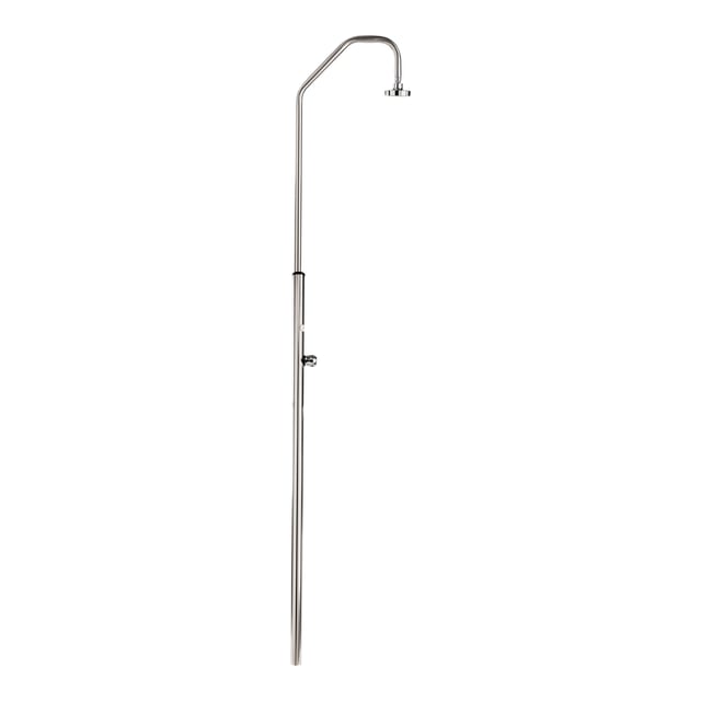 DUCHA 1 BRAZO ACERO INOXIDABLE 