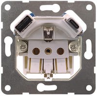 TOMA SCHUKO + 2USB SERIE IRIS - 1