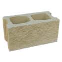 BLOQUE DE HORMIGÓN SPLIT CREMA 39X19X19 CM - 1