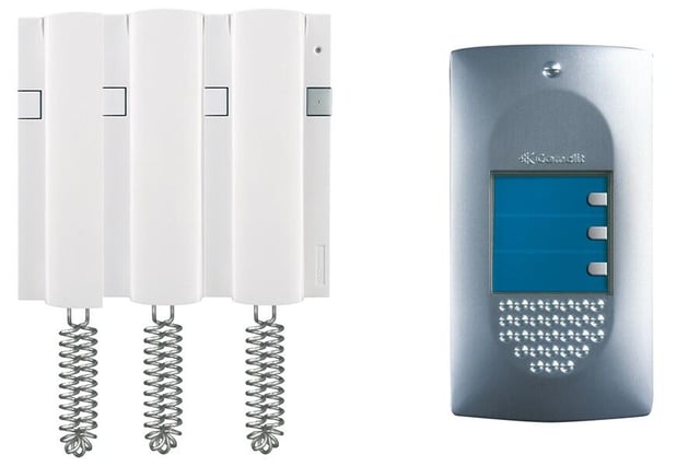KIT PORTERO AUDIO 5 HILOS 3 VIVIENDAS COMELIT