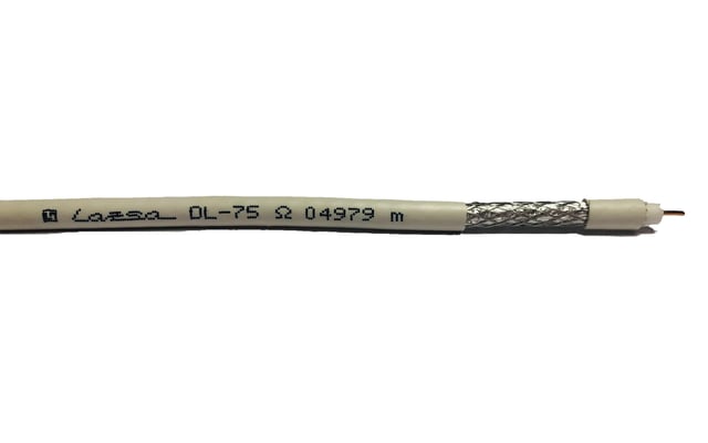 CABLE COAXIAL HDTV DL-75 DCA LH BLANCO 100M