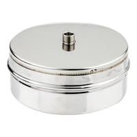 TAPÓN CON PURGA INOXIDABLE PARED DOBLE 150MM - 1