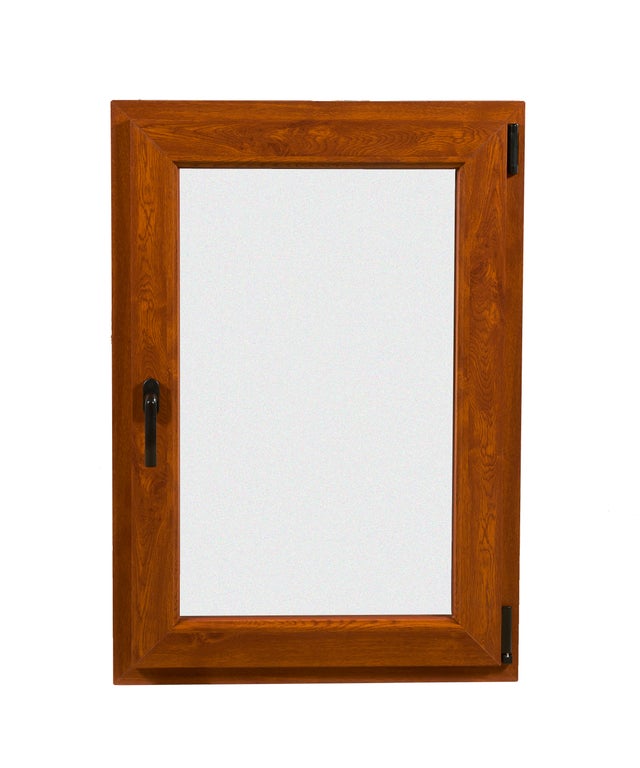 VENTANA PVC ROBLE OSCILOBATIENTE 60 X 70 CM