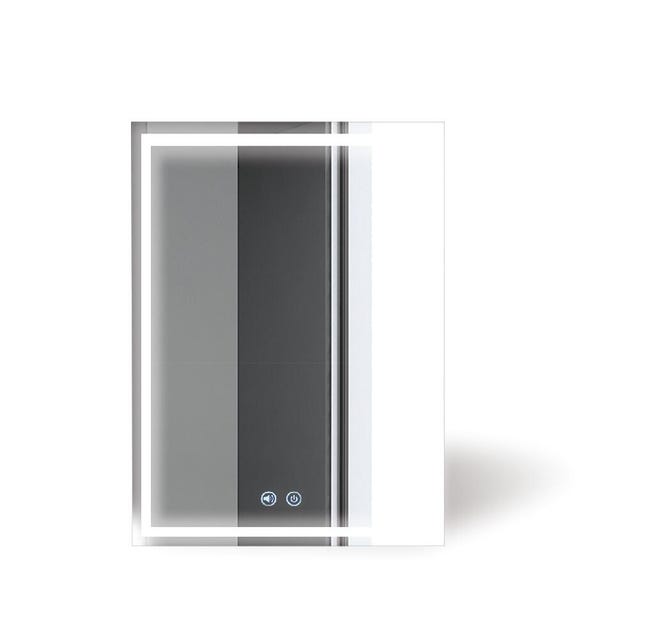 ESPEJO DE BAÑO CON LUZ LED BLUETOOTH BLUE LIGHT 60X80CM - 1