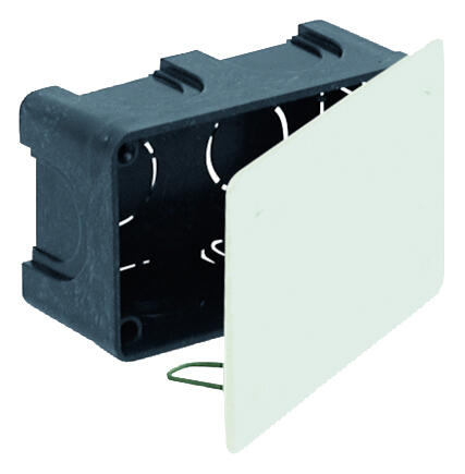 CAJA DE REGISTRO ELÉCTRICO 100X50X45MM PARA EMPOTRAR DE INTERIOR CON TAPA DE GARRAS